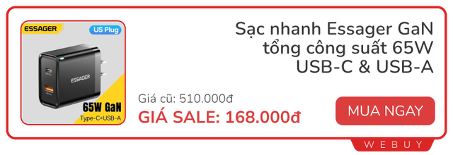 Sale cuối tháng vẫn còn: Sạc nhanh 65W 168.000đ, vòng tay Xiaomi 450.000đ, máy lau hút khô ướt Tineco giảm hơn 50%- Ảnh 2.