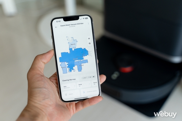 Robot hút bụi 16 triệu mới của Xiaomi: Bông lau "thò thụt", tự giặt sấy, giỏi né vật, có điều khiển giọng nói- Ảnh 19.