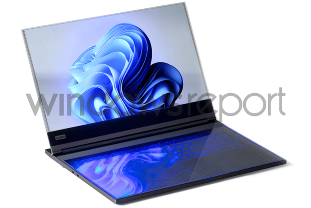 Lenovo sắp ra mắt mẫu laptop 'kỳ lạ' trang bị màn hình OLED trong suốt đầu tiên trên thế giới?- Ảnh 1.