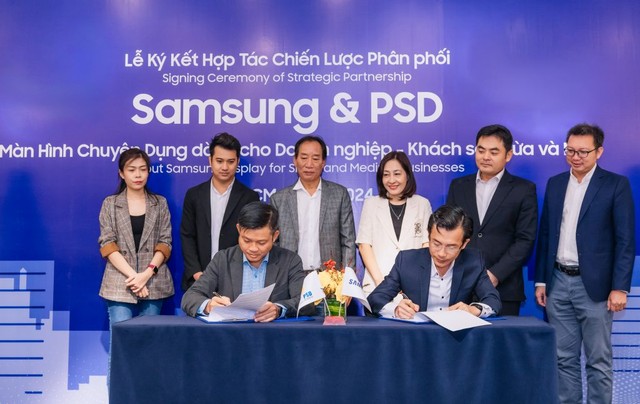Samsung mở rộng hợp tác cùng PSD, mang giải pháp hiển thị toàn diện cho doanh nghiệp vừa và nhỏ- Ảnh 1.