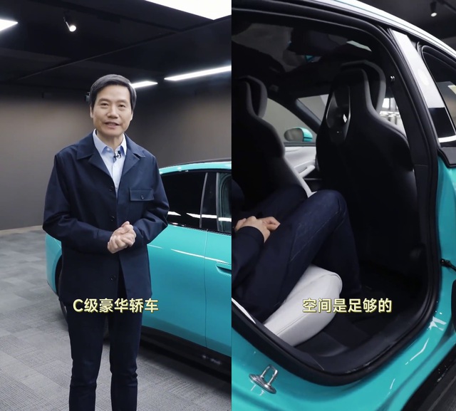 [Video] Xem CEO Xiaomi Lei Jun "flex" mức độ rộng rãi của xe điện SU7: Rộng hơn BMW 5 Series và Tesla Model S, có cả cốp trước lẫn cốp sau- Ảnh 2.