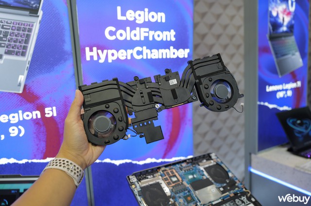 Cận cảnh dàn laptop Legion của Lenovo chuẩn bị cập bến Việt Nam: Trang bị hệ thống tản nhiệt mới, tích hợp AI cho game thủ- Ảnh 14.
