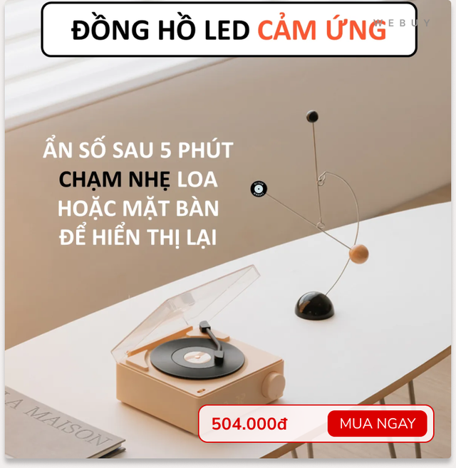 10 mẫu loa gắn đèn LED, vỏ gỗ retro độc lạ để góc làm việc thêm “chất”, giá từ 360.000đ vì đang sale- Ảnh 8.