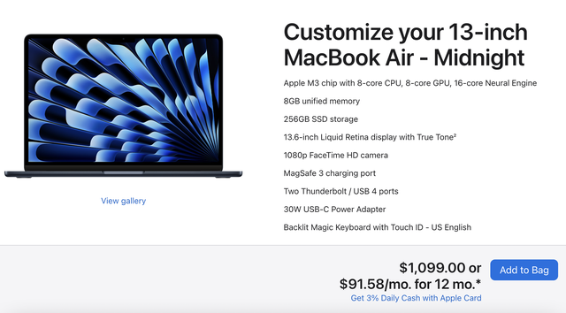 MacBook giá "ngàn đô" mà RAM chỉ có 8GB, sếp Apple vẫn khẳng định: "8GB là quá đủ cho nhiều tác vụ"- Ảnh 1.