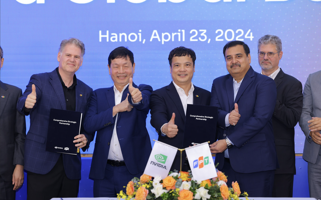 FPT bắt tay NVIDIA xây các AI Factory với hệ thống siêu máy tính, Chủ tịch Trương Gia Bình mơ đưa Việt Nam thành "AI Nation"- Ảnh 1.
