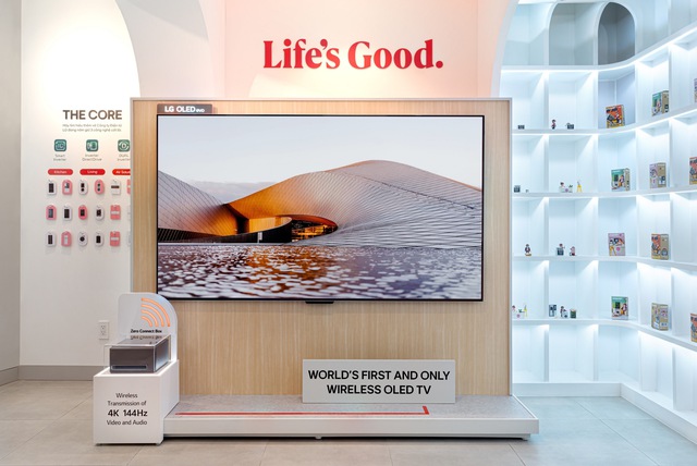 LG ra mắt TV OLED evo 4K không dây: Hộp kết nối đặt xa đến 9 mét, hình ảnh và âm thanh đều có AI- Ảnh 1.