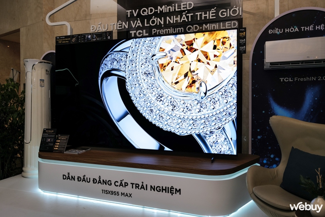 TCL ra mắt TV 115 inch dùng tấm nền QD-Mini LED tại Việt Nam, giá 700 triệu đồng- Ảnh 1.