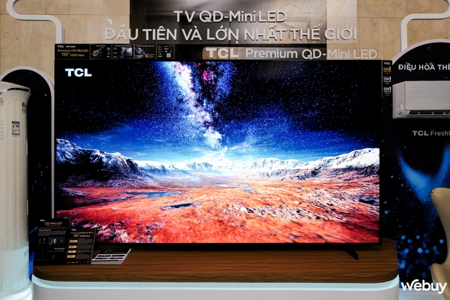 TCL ra mắt TV 115 inch dùng tấm nền QD-Mini LED tại Việt Nam, giá 700 triệu đồng- Ảnh 2.