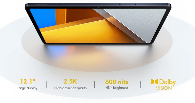 Xiaomi ra mắt máy tính bảng POCO đầu tiên: Màn hình 12,1 inch, chip Snapdragon 7s Gen 2, pin 10.000mAh, giá 8,69 triệu đồng- Ảnh 2.