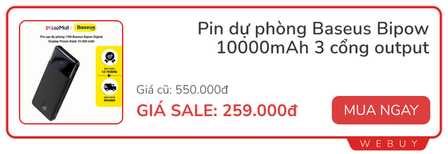 Sale cuối tháng vẫn còn: Lọc không khí Xiaomi giảm 48%, tai nghe Sony giảm 31%, máy pha cà phê chỉ 289.000đ- Ảnh 5.