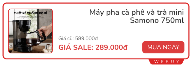 Sale cuối tháng vẫn còn: Lọc không khí Xiaomi giảm 48%, tai nghe Sony giảm 31%, máy pha cà phê chỉ 289.000đ- Ảnh 9.