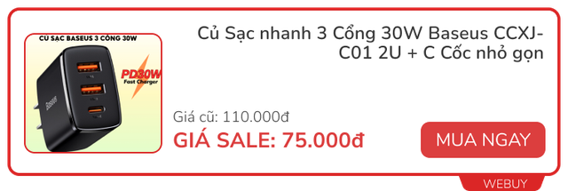 Củ sạc, ổ cắm thông minh và loạt deal công nghệ đang sale hết dưới 100.000đ- Ảnh 2.