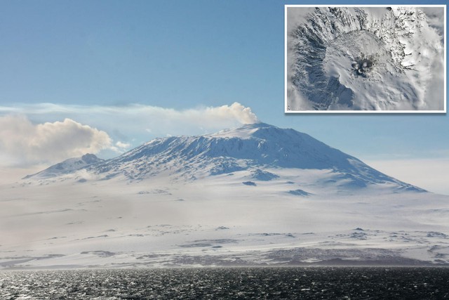 Núi lửa Erebus ở Nam Cực tiếp tục phun trào, các nhà khoa học phát hiện nó đang phun ra một lượng lớn bột vàng- Ảnh 1.