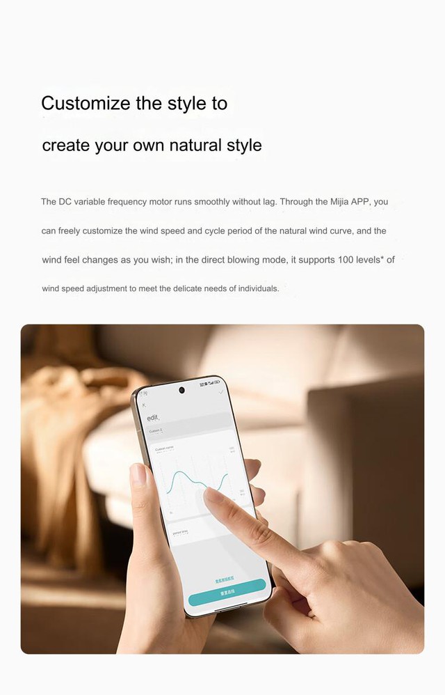 Xiaomi ra mắt quạt Mijia Pro siêu mỏng: Động cơ DC Inverter 100 cấp gió cực êm, cả hè mất chưa tới 3.000 đồng tiền điện, chạy được bằng pin dự phòng, giá chỉ hơn 1 triệu đồng- Ảnh 7.