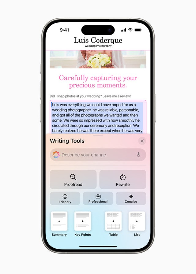iOS 18 chính thức ra mắt: Tích hợp "AI" Apple Intelligence và ChatGPT, tùy biến giao diện như Android, Control Center mới, khóa ứng dụng bằng Face ID, nhắn tin qua vệ tinh...- Ảnh 3.