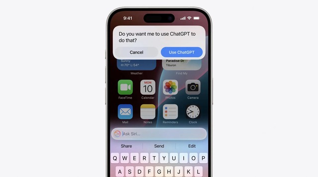 ChatGPT được tích hợp vào iOS 18: Sử dụng GPT-4o hoàn toàn miễn phí, hỗ trợ đăng nhập tài khoản ChatGPT trả phí- Ảnh 3.