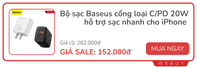 10 Deal từ nhà Baseus không thể bỏ qua: Tai nghe, sạc, đèn, chuột... sale tới 60%- Ảnh 5.