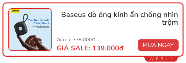 10 Deal từ nhà Baseus không thể bỏ qua: Tai nghe, sạc, đèn, chuột... sale tới 60%- Ảnh 9.