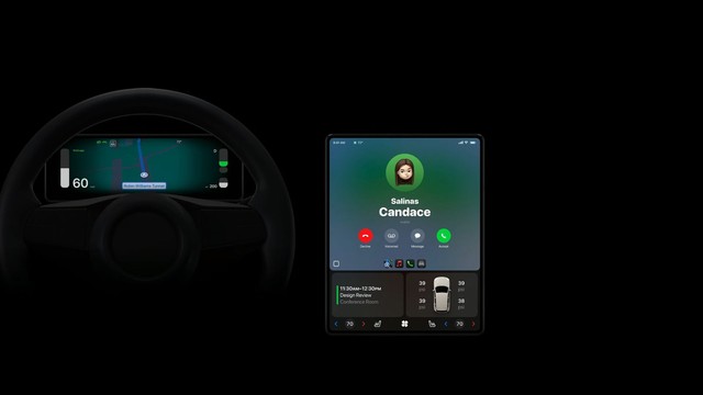 Apple hé lộ giao diện CarPlay mới: Điều khiển điều hòa, tích hợp camera lùi, hỗ trợ xe điện- Ảnh 5.