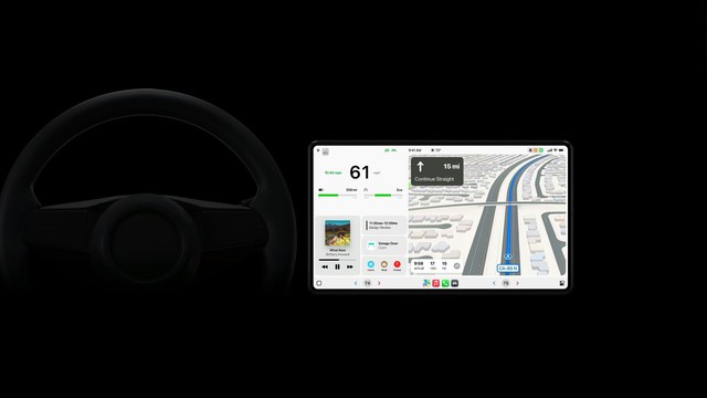 Apple hé lộ giao diện CarPlay mới: Điều khiển điều hòa, tích hợp camera lùi, hỗ trợ xe điện- Ảnh 2.