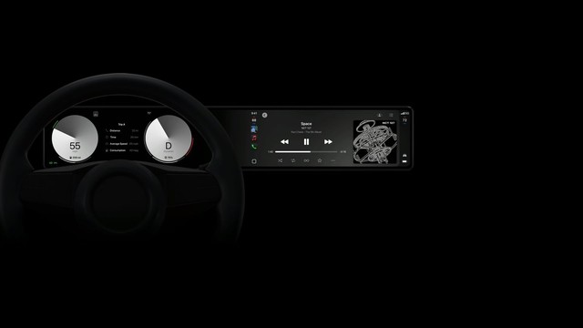 Apple hé lộ giao diện CarPlay mới: Điều khiển điều hòa, tích hợp camera lùi, hỗ trợ xe điện- Ảnh 3.