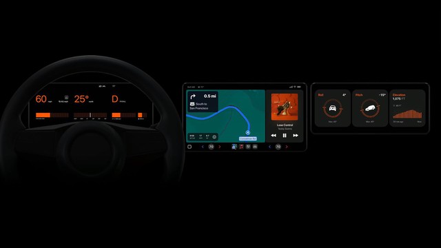 Apple hé lộ giao diện CarPlay mới: Điều khiển điều hòa, tích hợp camera lùi, hỗ trợ xe điện- Ảnh 4.