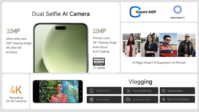 Xiaomi 14 phiên bản giá rẻ ra mắt: Snapdragon 8s Gen 3, RAM tới 12GB, camera selfie kép- Ảnh 3.