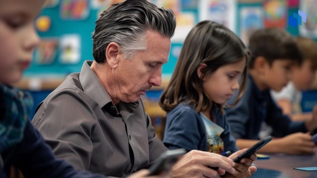 Thống đốc một bang tại Mỹ muốn cấm điện thoại thông minh trong trường học- Ảnh 1.