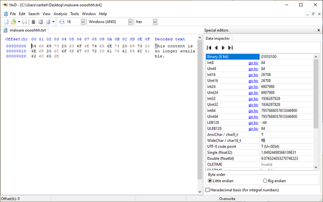 Microsoft Defender nhận diện đoạn văn bản tạo bằng Notepad là virus- Ảnh 1.