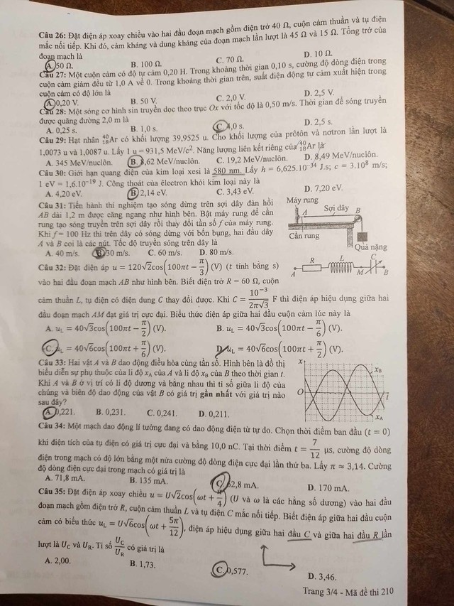 ĐÃ CÓ gợi ý đáp án đề thi VẬT LÝ tốt nghiệp THPT 2024, cập nhật ngay TẠI ĐÂY - Ảnh 4.