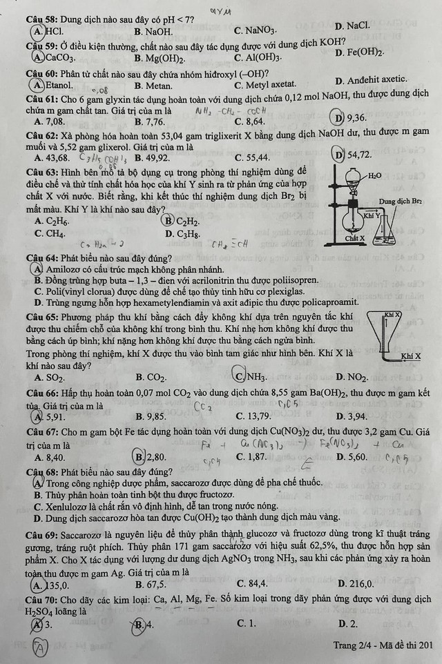 ĐÃ CÓ gợi ý đáp án môn HÓA HỌC tốt nghiệp THPT 2024, xem ngay TẠI ĐÂY - Ảnh 3.