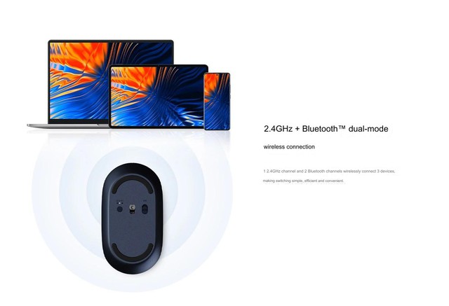 Xiaomi ra mắt chuột không dây: Hỗ trợ cả bluetooth lẫn 2.4Ghz, kết nối nhiều thiết bị cùng lúc, tích hợp nút bấm phụ, giá chỉ 242.000 đồng- Ảnh 6.