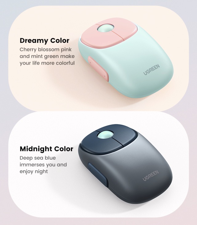 Dùng thử chuột Bluetooth Ugreen: Màu đẹp lạ, nút yên tĩnh, pin 3 tháng, cách cắm sạc người dùng Apple Magic Mouse muốn cũng không có- Ảnh 3.