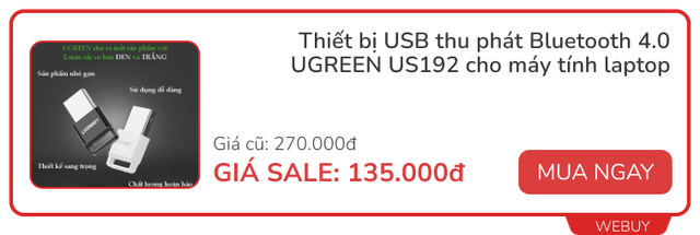 Hàng quốc tế đã rẻ nay còn rẻ hơn: Tai nghe Baseus, phụ kiện Hoco, Ugreen giảm đến 59%- Ảnh 12.