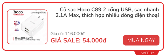 Hàng quốc tế đã rẻ nay còn rẻ hơn: Tai nghe Baseus, phụ kiện Hoco, Ugreen giảm đến 59%- Ảnh 1.