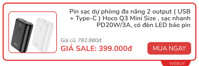 Hàng quốc tế đã rẻ nay còn rẻ hơn: Tai nghe Baseus, phụ kiện Hoco, Ugreen giảm đến 59%- Ảnh 4.