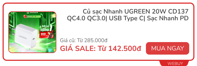 Hàng quốc tế đã rẻ nay còn rẻ hơn: Tai nghe Baseus, phụ kiện Hoco, Ugreen giảm đến 59%- Ảnh 9.