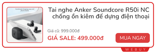 Thêm nhiêu deal xịn ngày đôi: Đồ Xiaomi giảm đến 50%, Galaxy Buds FE chỉ 890.000đ, sạc Anker 67W dưới 400.000đ - Ảnh 7.