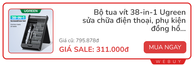 Ngày cuối tháng sale gì: Tua vít 38-in-1 Ugreen chỉ 311.000đ, chuột trong suốt giảm 46%, Google Nest Mini 2 chỉ 729.000đ- Ảnh 7.