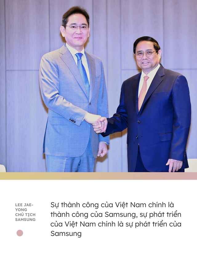 Chủ tịch Samsung Lee Jae-yong: "Sự thành công của Việt Nam chính là thành công của Samsung"- Ảnh 1.