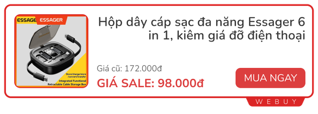 Vợt deal tai nghe, bộ cáp sạc, ổ cắm: Món nào cũng rẻ, đắt nhất chỉ 104.000 đồng- Ảnh 3.