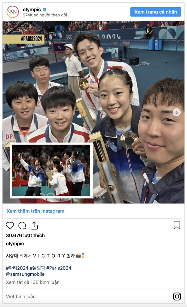 Khoảnh khắc VĐV Hàn Quốc selfie cùng VĐV Triều Tiên tại Olympic Paris 2024 gây sốt: Tất cả là nhờ Samsung- Ảnh 2.