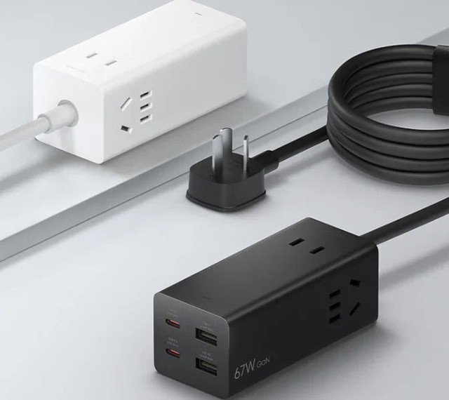 Xiaomi ra mắt ổ cắm tích hợp sạc nhanh USB-C 67W, giá 450.000 đồng- Ảnh 2.