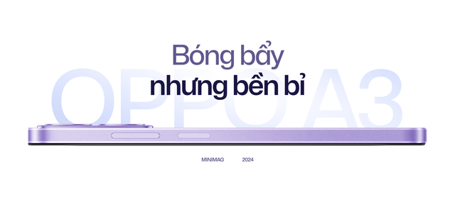 Đánh giá OPPO A3 - smartphone siêu bền, giá siêu hời nhưng vẫn có sạc nhanh 45W, thiết kế đẹp- Ảnh 2.