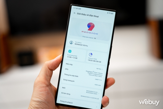 Trải nghiệm REDMAGIC 9S Pro: Điểm Antutu top đầu, quạt tản nhiệt hàng xịn, pin to gấp đôi iPhone 15 Pro- Ảnh 16.