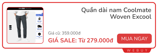 8+ deal ngày đôi 8/8: Tai nghe chống ồn 192k, máy hút bụi Baseus từ 482k, quần dài Coolmate 279k...- Ảnh 9.