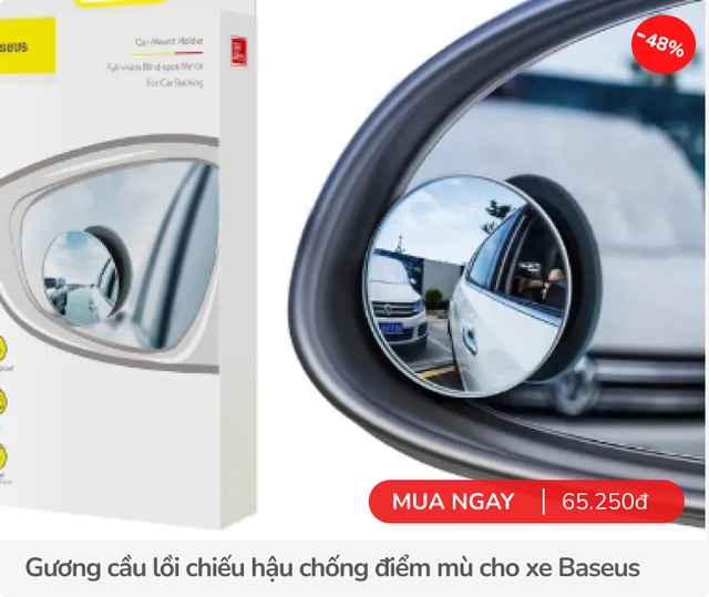 5 món phụ kiện ô tô đang sale to lên tới 53%: Giá đỡ điện thoại, Tẩu sạc, Máy hút bụi...- Ảnh 5.
