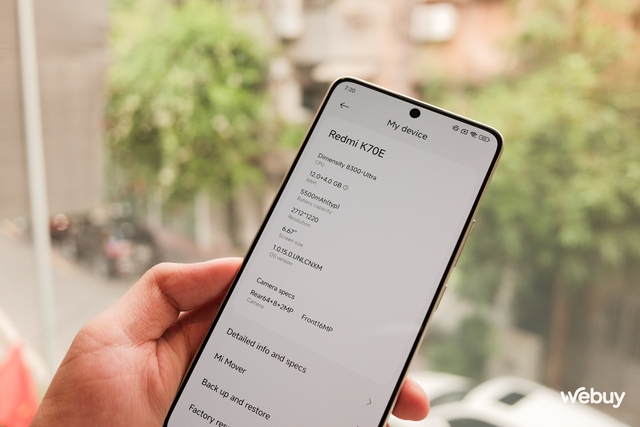Điện thoại Xiaomi này giá chỉ hơn 5 triệu: Màn hình OLED cực đẹp, chip Dimensity 8300 Ultra 1,4 triệu điểm AnTuTu, pin 5.500mAh- Ảnh 16.