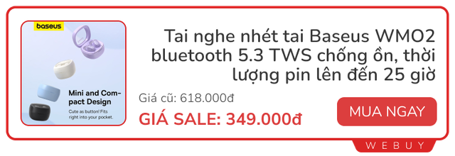 Săn sale đủ đồ hay: Tai nghe, robot hút bụi, đèn cảm ứng.... giảm đến 50%, có món chỉ 16.750 đồng- Ảnh 8.