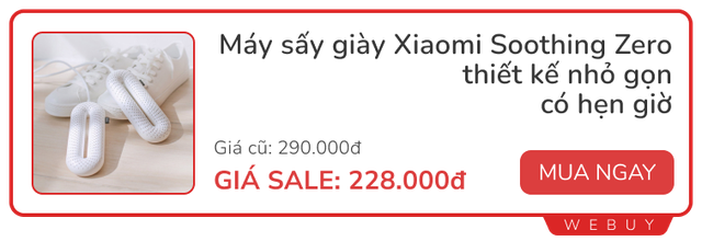 Hậu 9/9 vẫn còn nhiều deal: Cáp sạc đôi 45.000đ, tai nghe chống ồn Honor chỉ 348.000đ, sấy giày Xiaomi giảm 42%...- Ảnh 7.
